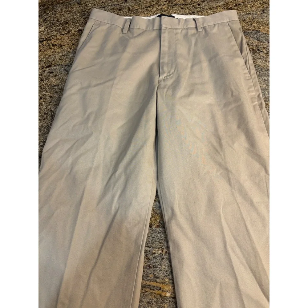 Banana Republic‎ Dawson Chinos Mens 33/32 Khaki Tan Straight Leg Cotton Pants